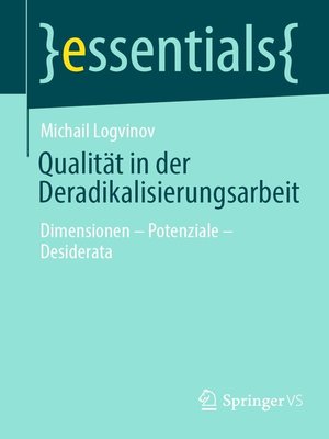 cover image of Qualität in der Deradikalisierungsarbeit